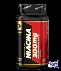 Niacina 300mg, Vitamina B3, 60 Comprimidos. Body Advance