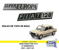 SIGLA DE TAPA DE BAUL FIAT 128 SUPER EUROPA