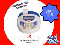 Controlador fiscal Moretti CR35 fiscalización rollos córdo