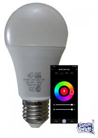 Lampara Led Smart RGB 12 watts. Wifi Bluetooth Fria Calida