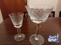 Copas de vidrio vintage