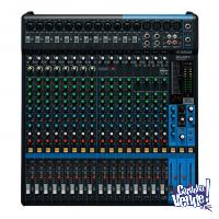 consola mixer yamaha MG20XU 20 canales sonido en vivo pub