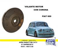 VOLANTE MOTOR CON CORONA FIAT 600