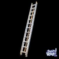 Escalera de aluminio extensible 24 peldaños 6,40 mts SCALA