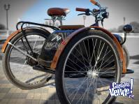 Bicicleta Estilo Antigua Con Sidecar El�ctrica