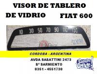 VISOR DE TABLERO ( DE VIDRIO ) FIAT 600