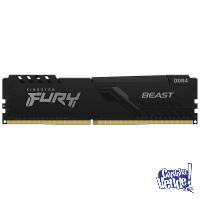Memoria RAM Kingston Fury Beast 8GB DDR4 2666MHz