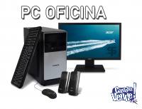 PC con Monitor para trabajo o estudio