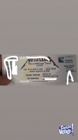 Vendo entradas para Metallica, campo sin numerar. 18 abril 2