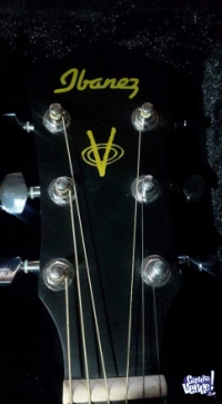Guitarra electroacustica Ibanez V74ECE-OPN con estuche semi rigido Parker