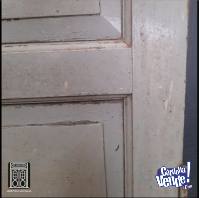 Puerta antigua restaurada - cedro - 027