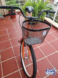 Bicicleta Tomaselli Paseo Lady Rodado 26, naranja (Sin uso)