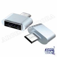 ADAPTADOR OTG V8 MICRO USB A USB HEMBRA