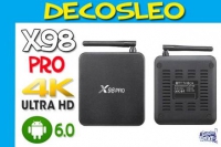 tvbox X98 Pro Octacore de 2g Ram ddr4 Netflix iptv youtube