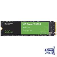 Disco SSD WD Green SN350 240GB NVMe M.2 PCIe Gen3
