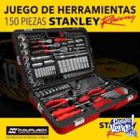 Juego Herramientas Stanley 150pzs Racing Caja Set Tubos