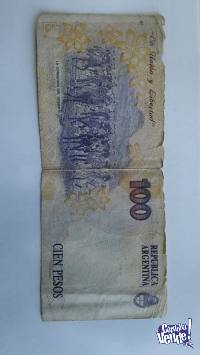 Billete de 100 pesos convertibles - primero diseño 1995