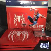 PS4 Sony Pro 1Tb Edici�n Limitada Spiderman-red