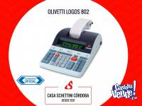 Calculadora con impresor ticket Olivetti logos 802