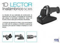 LECTOR CÓDIGOS DE BARRAS 3NSTAR SC305 INALÁMBRICO USB CÓR