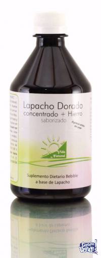 Lapacho Dorado Concentrado + Hierro (C/Sabor) 500cc(CELÍACO