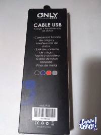 Cable Only 39-20 Carga Rapida Datos 2.4amp 1 Mt
