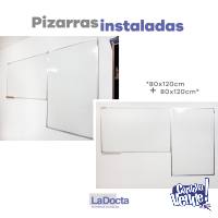 PIZARRAS BLANCAS 120x200cm – Marco de Aluminio (Nueva Cba.