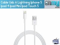 Cable Usb A Lightning Iphone 5 Ipad 4 Ipad Mini Ipod Touch 5