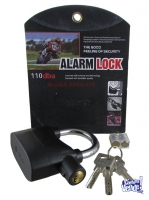Candado con Alarma Moto Bici Puerta Reja 110 db Seguridad
