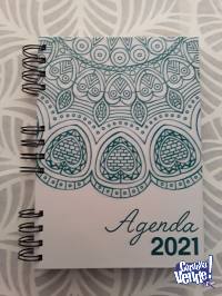 Agenda 2021 - Tamaño A5 - Mandalas