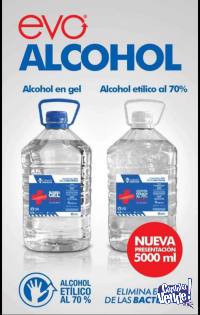 Alcohol Liquido y Alcohol En Gel por 5 Litros