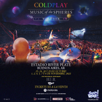 2 entradas campo vip Coldplay 5/11