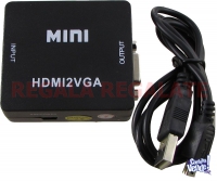 Conversor HDMI a VGA con sonido full HD