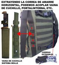 Mochila Militar 60 L Sist. Molle Espaldar Barras De Aluminio