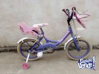 Bicicleta Niña Rod 16 Violeta Kore