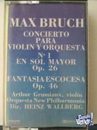 Cassette Max Bruch - M�sica Cl�sica