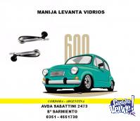 MANIJA LEVANTA VIDRIOS FIAT 600