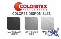 Pintura+Conv. Albalux 2en1 Martillado GRIS 4Lt-COLORMIX