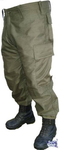 Pantalón MILITAR Modelo Ejército Rip Stop Verde Y Camuflad