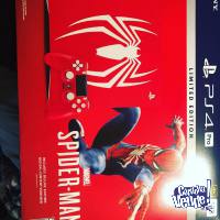 Sony Playstation Ps4 Pro 1tb Spider-red Edición Limitada Co