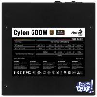 Fuente Aerocool Cylon 500W - RGB - 80 Plus Bronze
