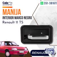 Manija Interior Renault 11 Marco Negro