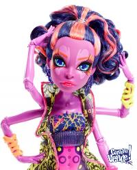 Monster High Muñeca Kala Mer`ri Brilla En La Oscurida Barbi
