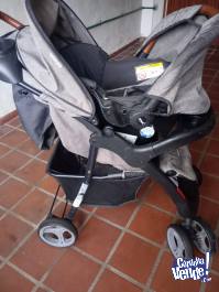 Coche Travel System Pompeya Gris