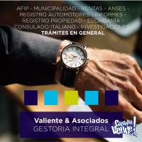 TRÁMITES DE AFIP-RENTAS-MUNICIPALIDAD-TRIBUNAL DE FALTAS