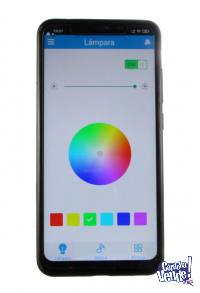 Lampara Led RGB Parlante Bluetooth App Celular Android Ios