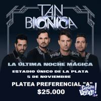 Entrada Tan Bionica 5 de Noviembre - La Plata