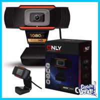 Cámara Web Webcam 1080p Full HD USB Con Micrófono