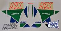 Calcos Honda Nx250 Kit Grafica Para Cachas