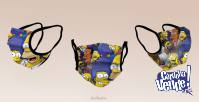 Pack Diseños The Simpsons Sublimar Tapabocas